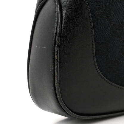 Gucci Monogram Small Jackie O Hobo Black 15 of 16