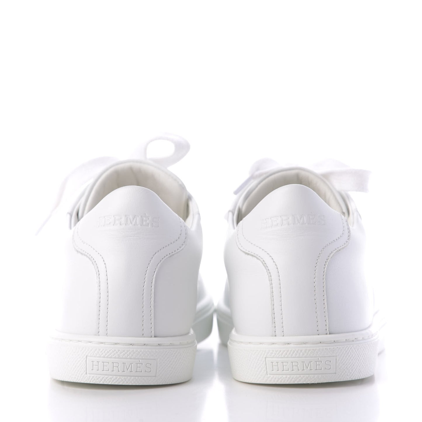 Calfskin Womens Avantage Sneakers 37.5 White