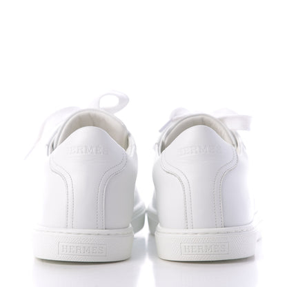 Hermes Calfskin Womens Avantage Sneakers 37.5 White 5 of 12