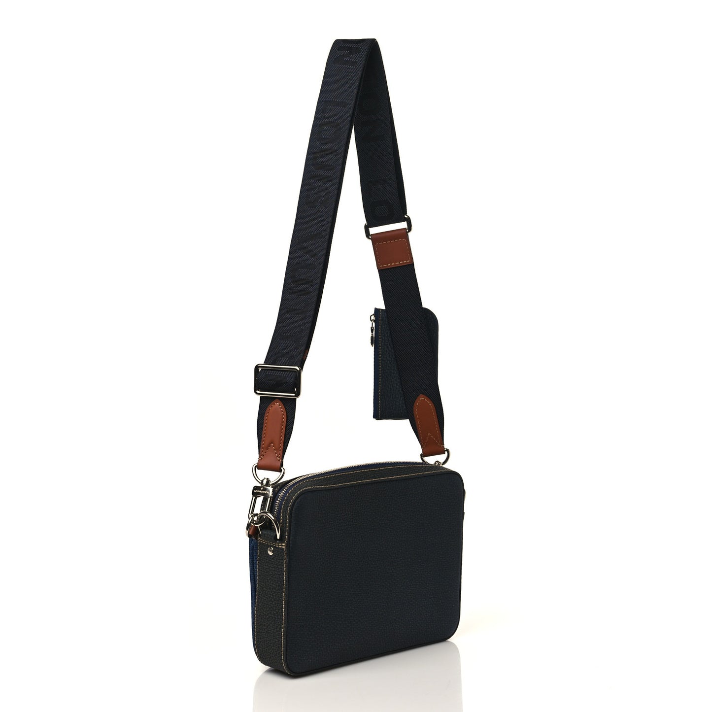 Taurillon Trio Messenger Denim Blue