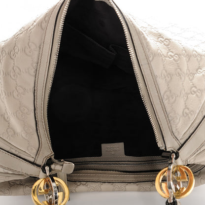 Gucci Guccissima Large GG Twins Hobo Off White 5 of 10