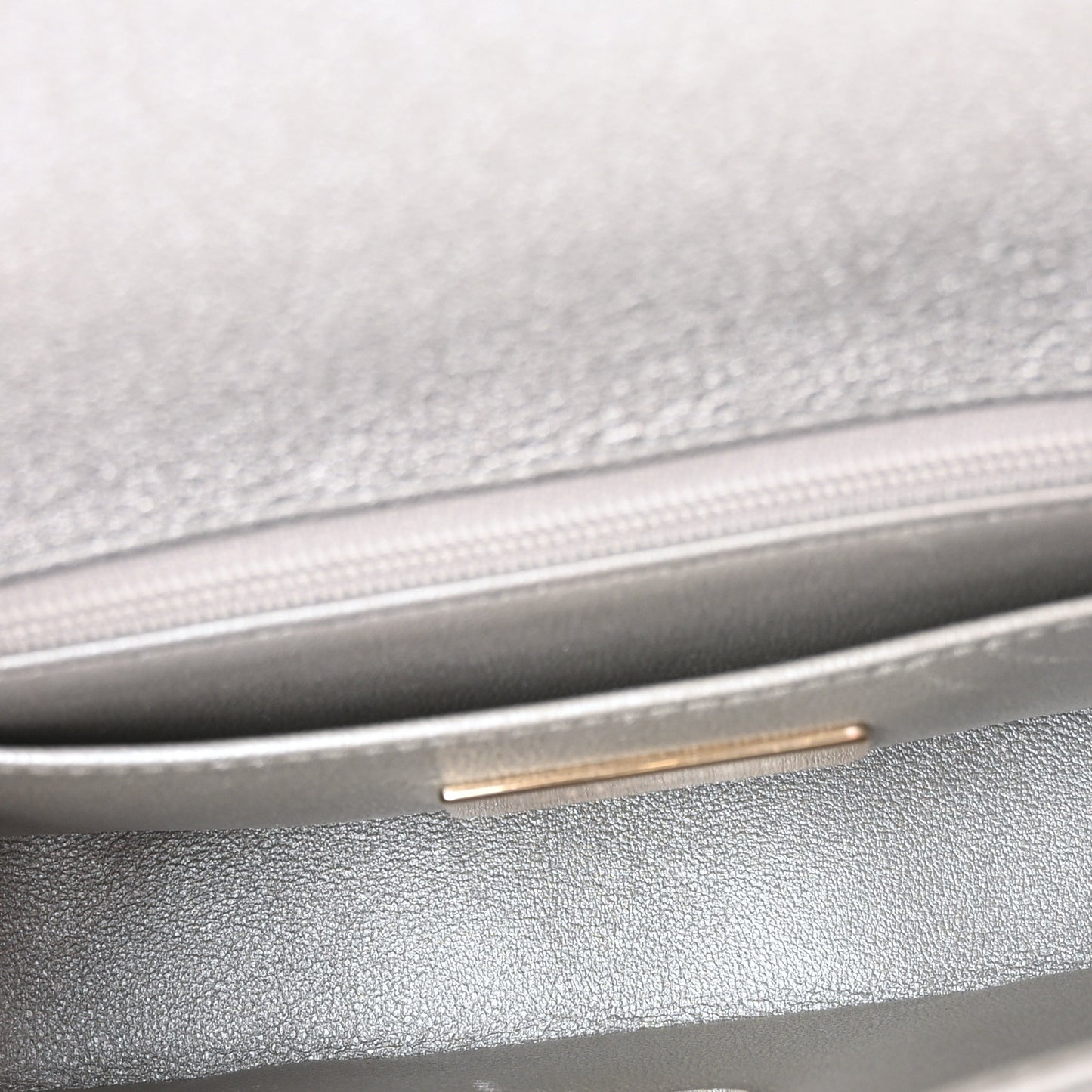 Mirror Calfskin Metallic Calfskin Quilted Hollywood Boulevard Mini Flap With Star Coin Purse Silver
