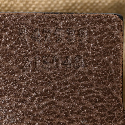 Gucci GG Supreme Monogram Web Ophidia Half Moon Hobo Brown 7 of 14