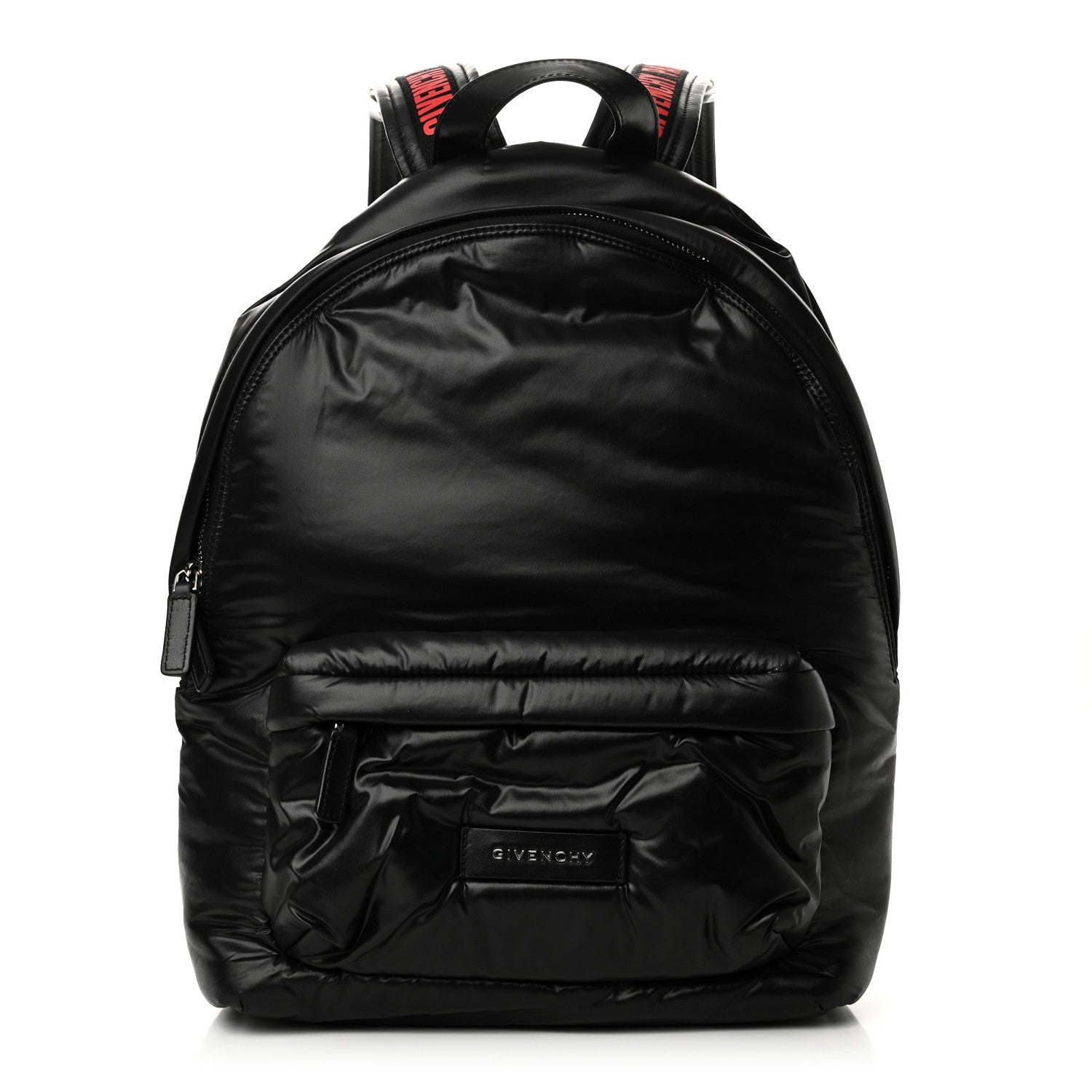 Givenchy Padded Nylon Small Backpack Black Red 1 of 10
