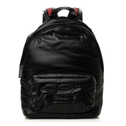 Givenchy Padded Nylon Small Backpack Black Red 1 of 10