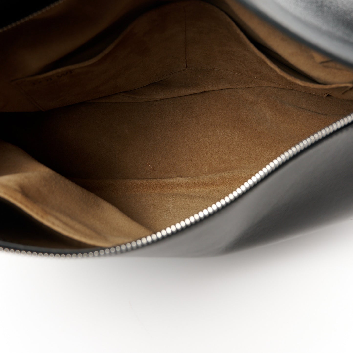 Calfskin Large Puzzle Edge Bag Black