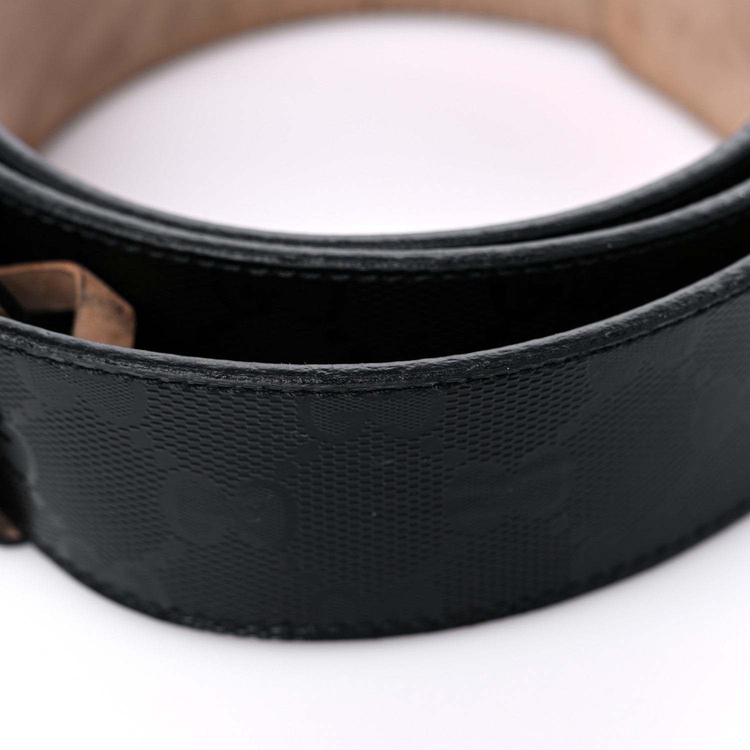 Gucci Imprime Monogram Interlocking G Belt 90 36 Black 7 of 8