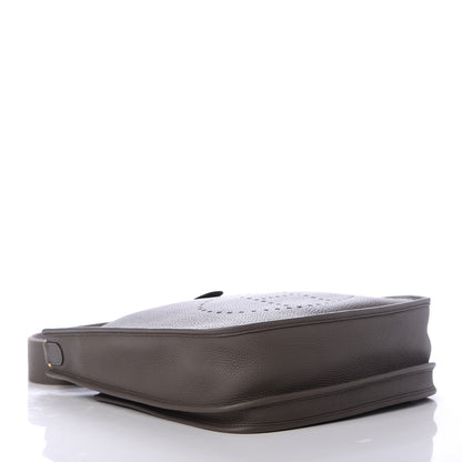Hermes Taurillon Clemence Evelyne III GM Etain 4 of 10