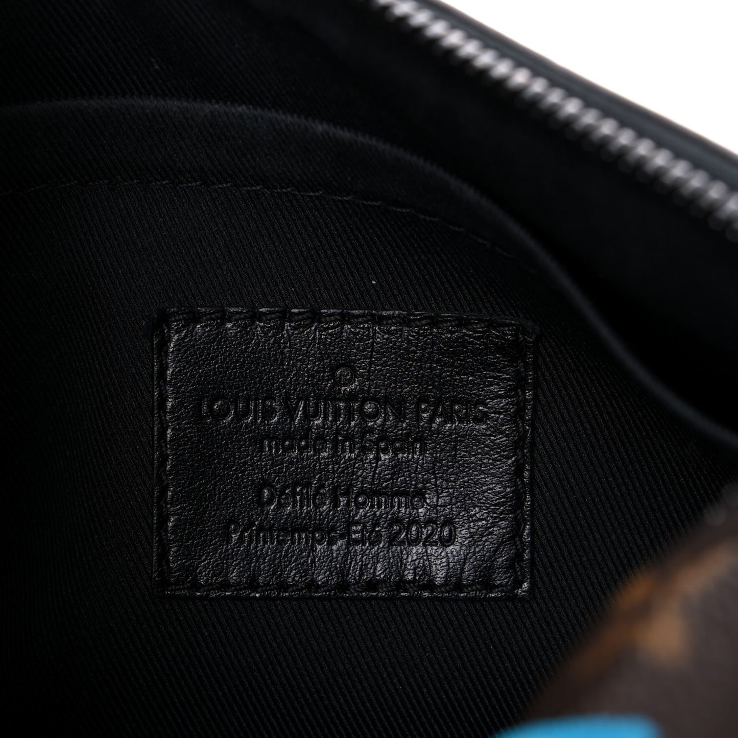 Monogram Tuffetage Triangle Messenger Turquoise