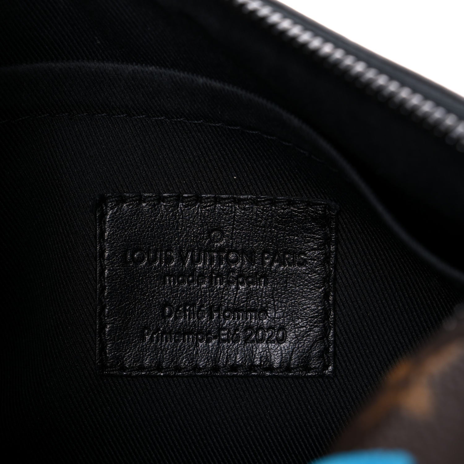 Louis Vuitton Monogram Tuffetage Triangle Messenger Turquoise 6 of 13