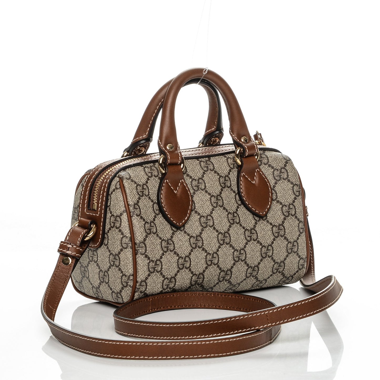 GG Supreme Monogram Mini Boston Beige Tuscany