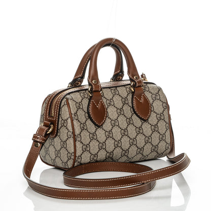 Gucci GG Supreme Monogram Mini Boston Beige Tuscany 3 of 6