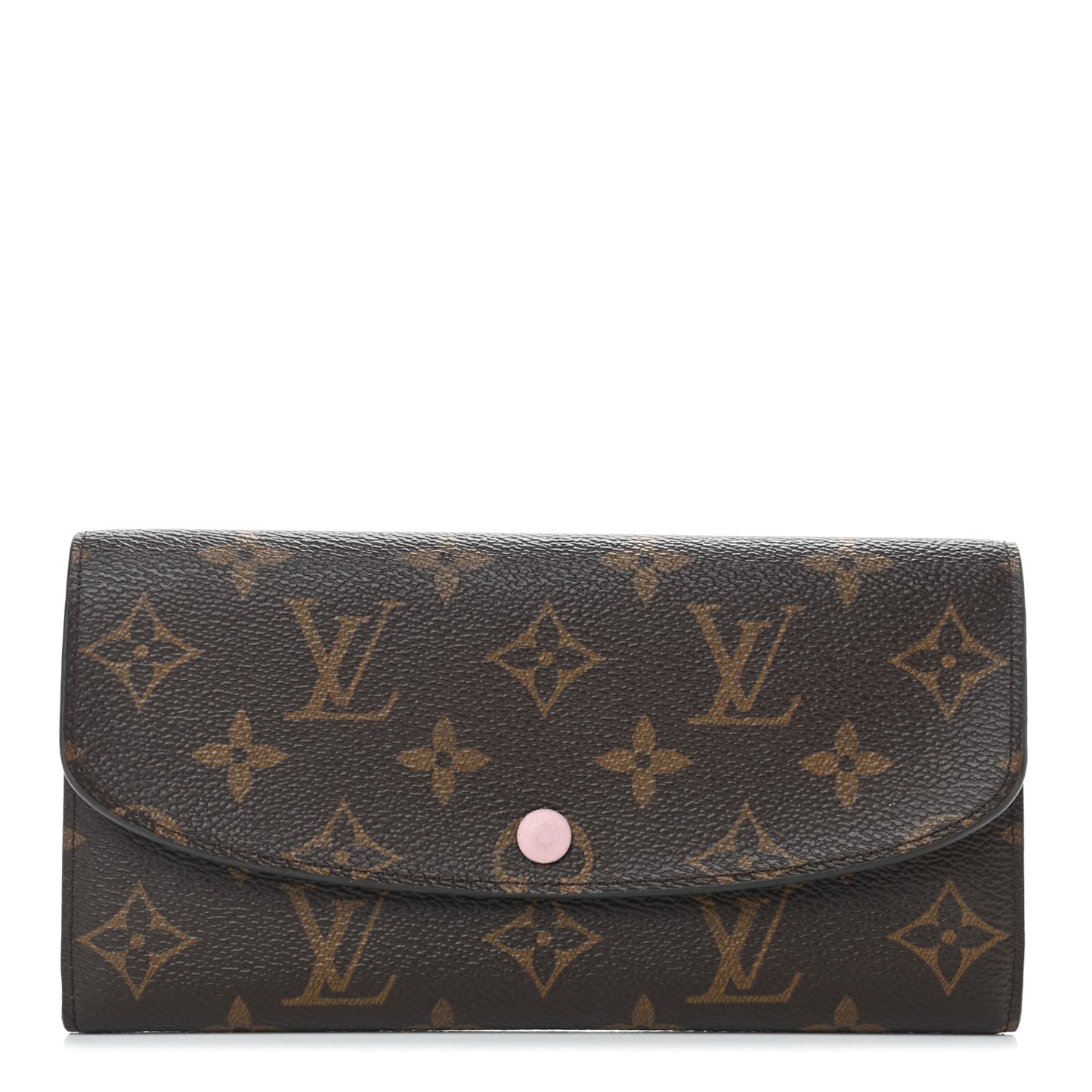 Monogram Emilie Wallet Rose Ballerine