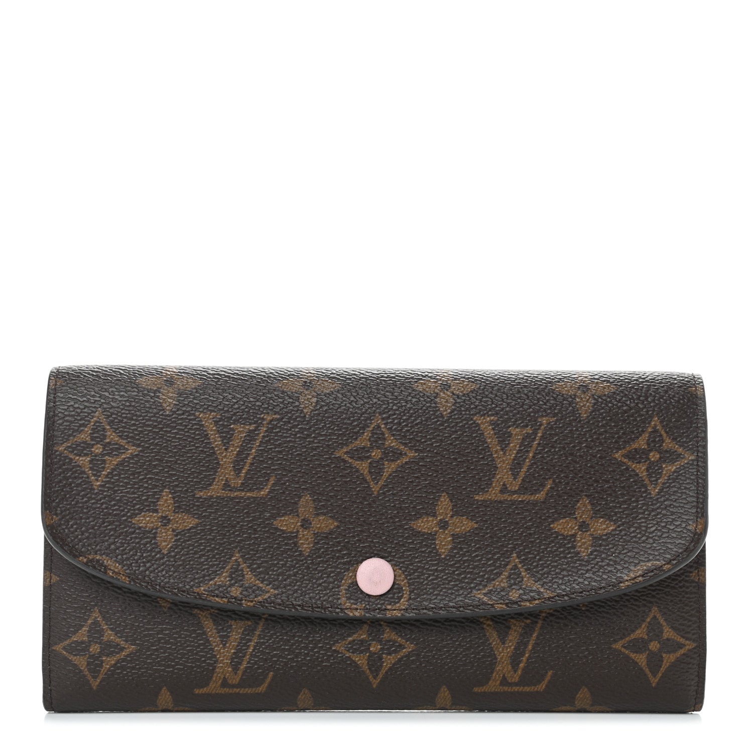 Louis Vuitton Monogram Emilie Wallet Rose Ballerine 1 of 9