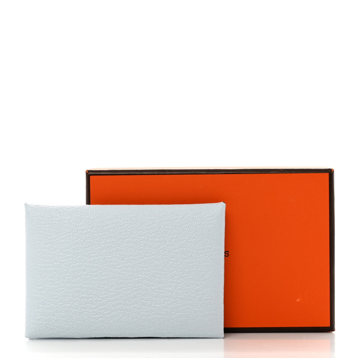 Chevre Mysore Calvi Card Case Bleu Brume