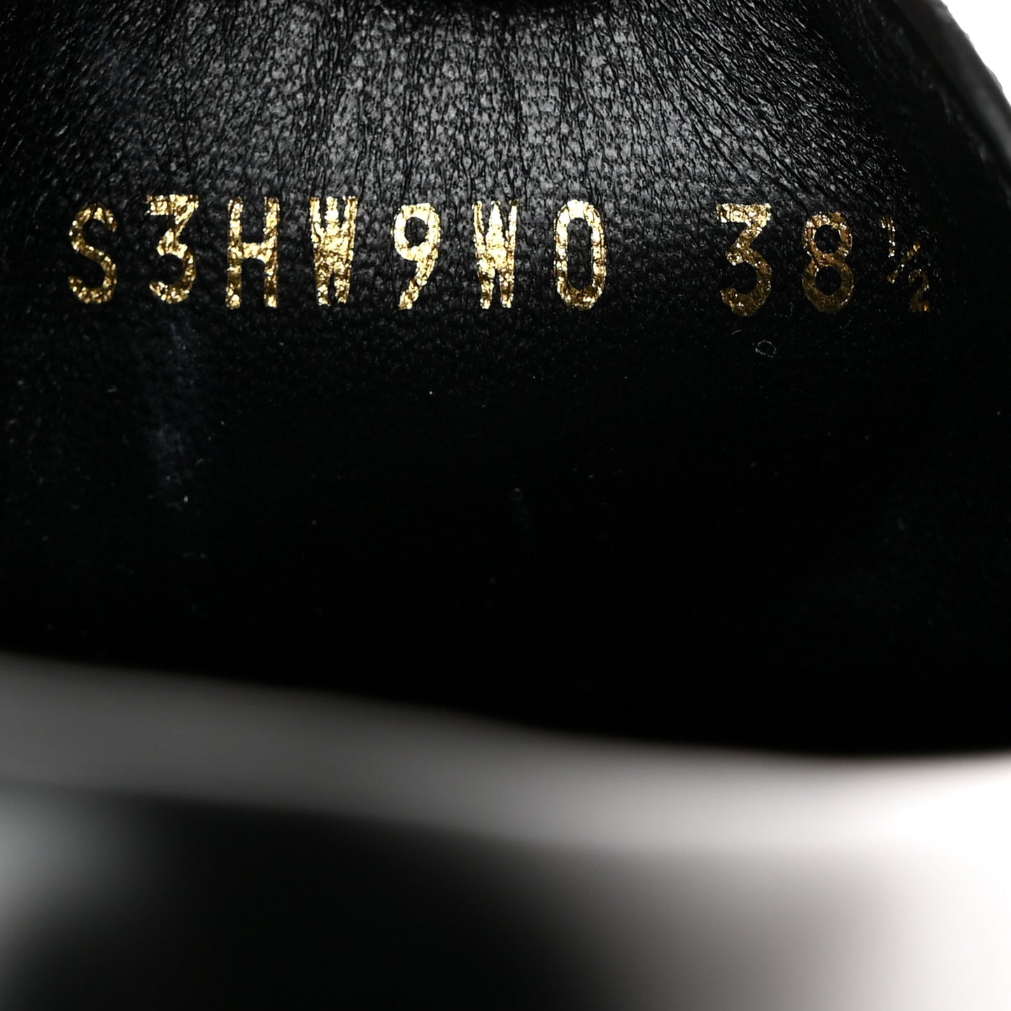 Calfskin Rockstud Loafers 38.5 Black