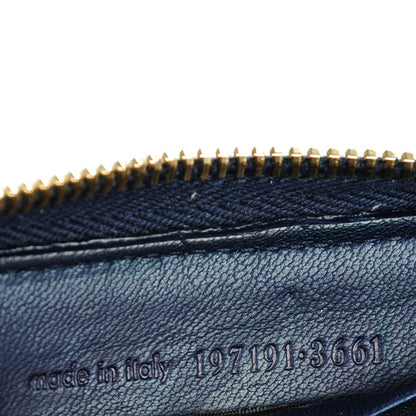 Saint Laurent Patent Y Mail Zip Around Wallet Marine 7 of 7