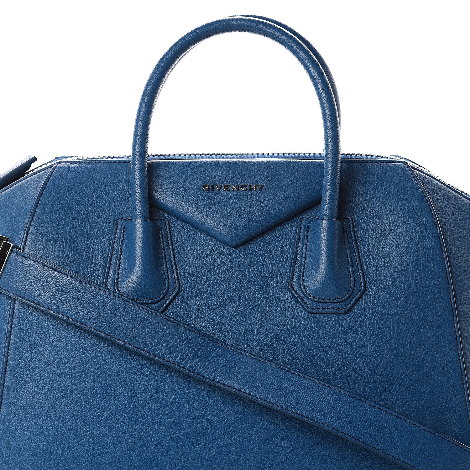 Givenchy Sugar Goatskin Medium Antigona Indigo Blue 6 of 8
