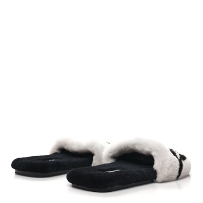 Louis Vuitton Fur Mink Fay Flat Mules 37 Ecru White 4 of 8