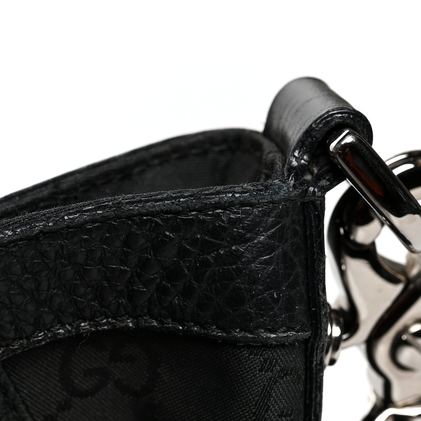 Monogram Medium Abbey Convertible Tote Black