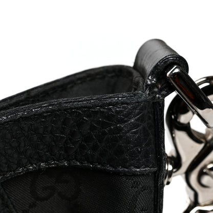 Gucci Monogram Medium Abbey Convertible Tote Black 13 of 15