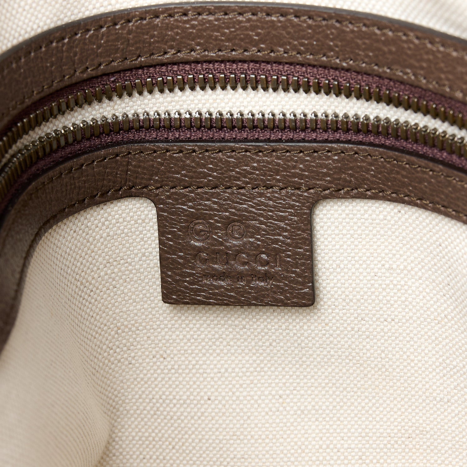 Gucci GG Supreme Monogram Web Ophidia Messenger Bag Brown 6 of 12