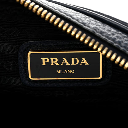 Prada Vitello Daino Camera Crossbody Bag Blue 7 of 11