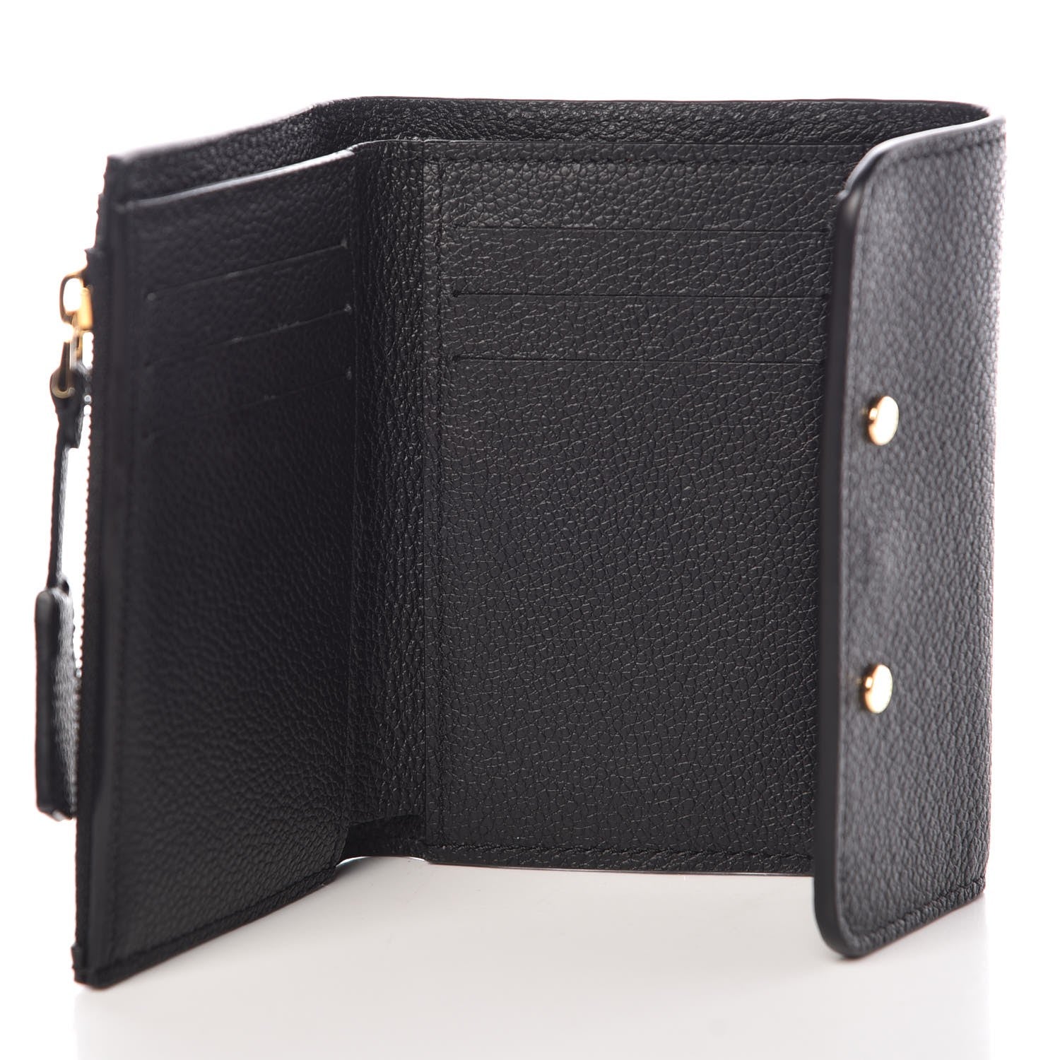 Louis Vuitton Empreinte Pont-Neuf Compact Wallet Black 5 of 6