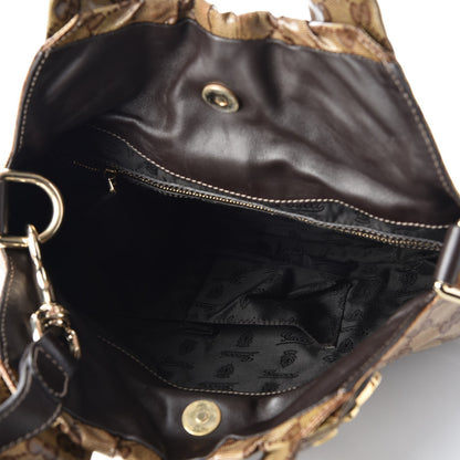 Gucci Crystal Monogram Small Hysteria Bag Brown 6 of 8