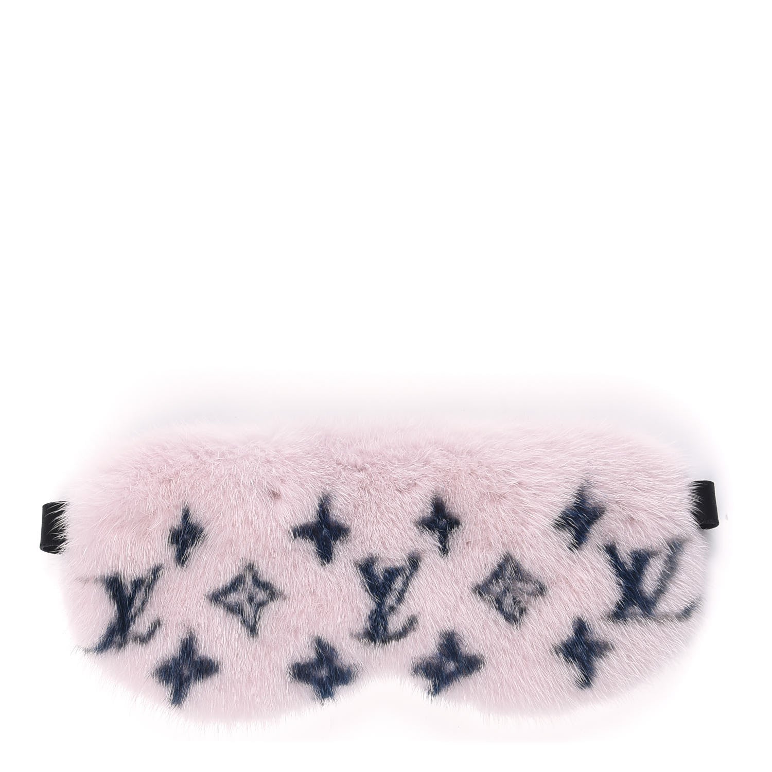 Louis Vuitton Monogram Mink Fur Sleep Mask Light Pink 1 of 4