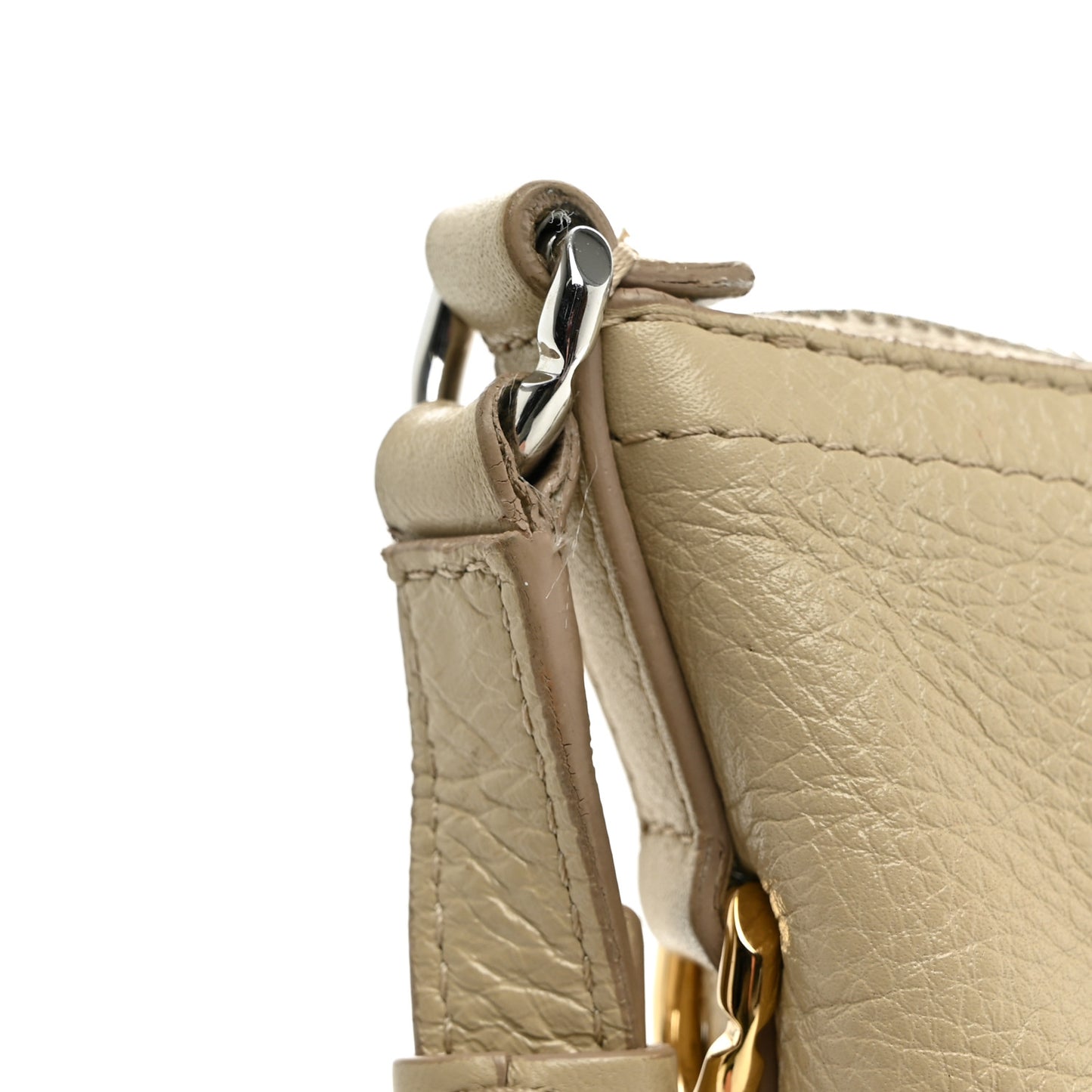 Calfskin Small Voyou Bag Ivory
