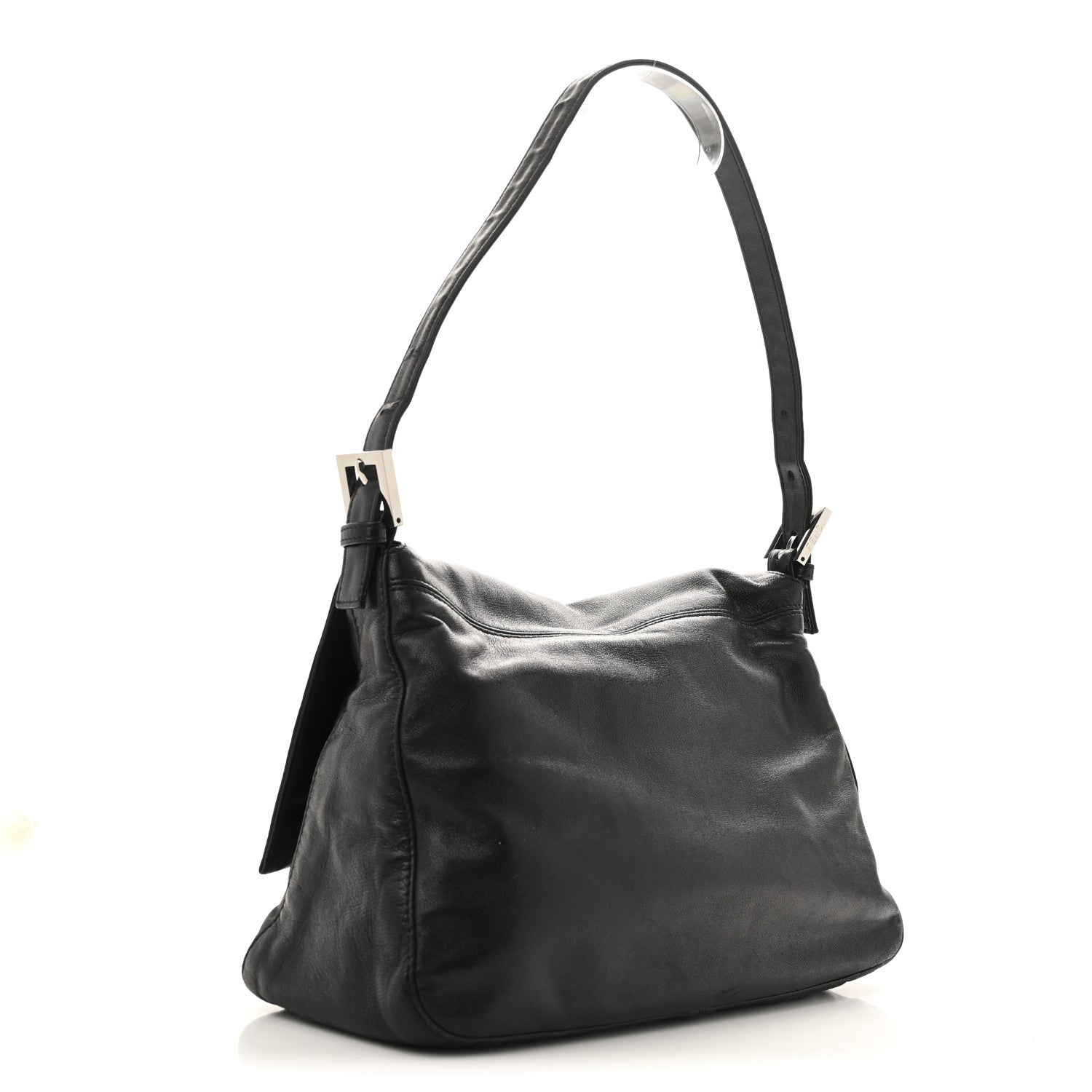 Fendi Vitello Savana Big Forever Mama Baguette Black 3 of 13