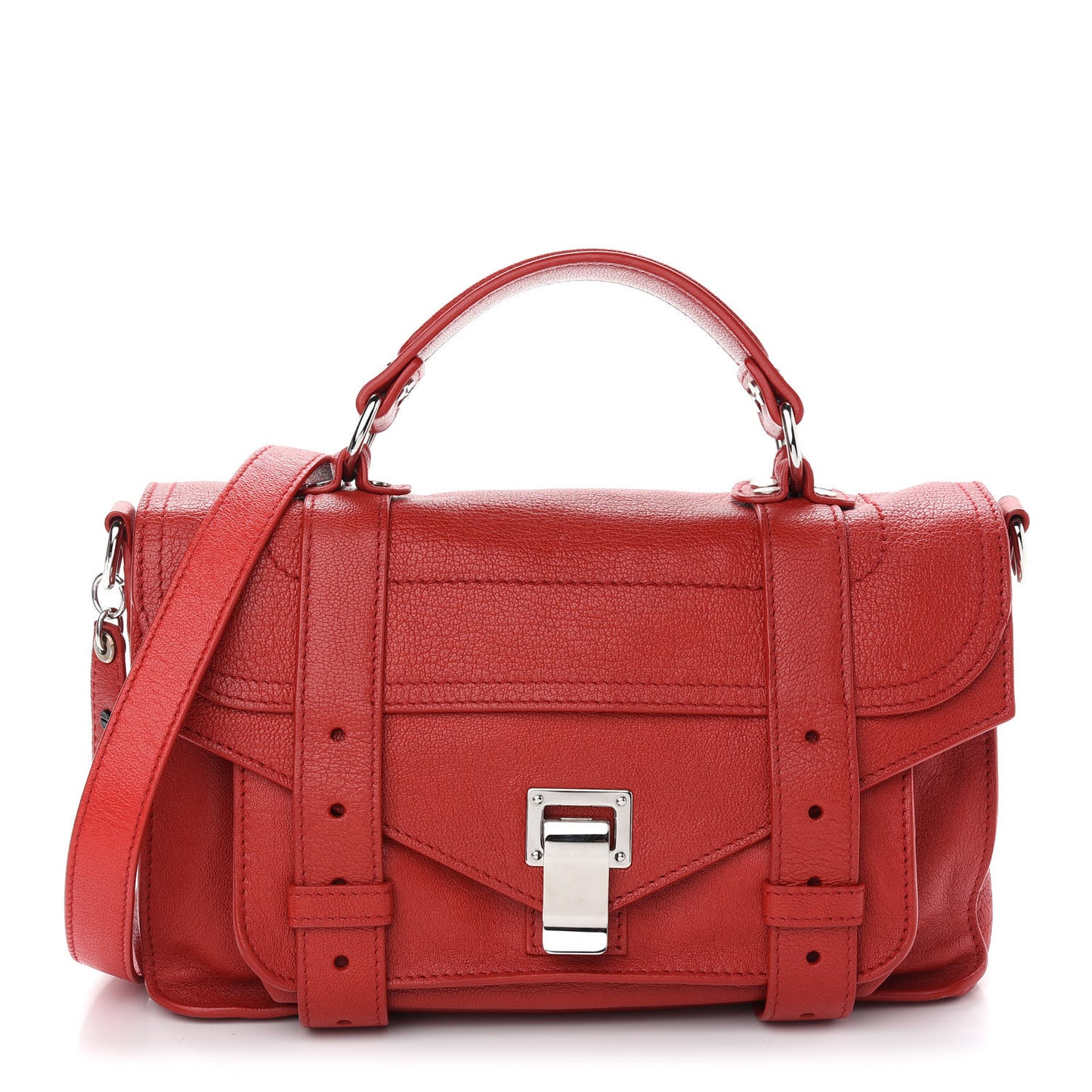 Lambskin Tiny PS1 Satchel Red
