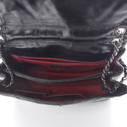Chanel Glazed Calfskin Quilted Large Coco Soft Flap Black 5 of 10