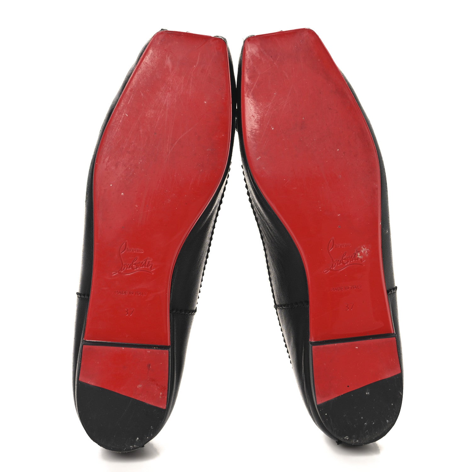 Christian Louboutin Nappa Mamadrague Flats 37 Black 6 of 8