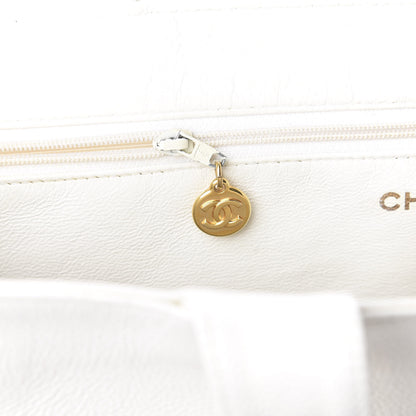 Chanel Caviar CC Tote White 15 of 16