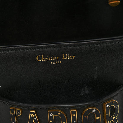 Christian Dior Calfskin Studded Mini J'Adior Chain Flap Bag Black 6 of 11