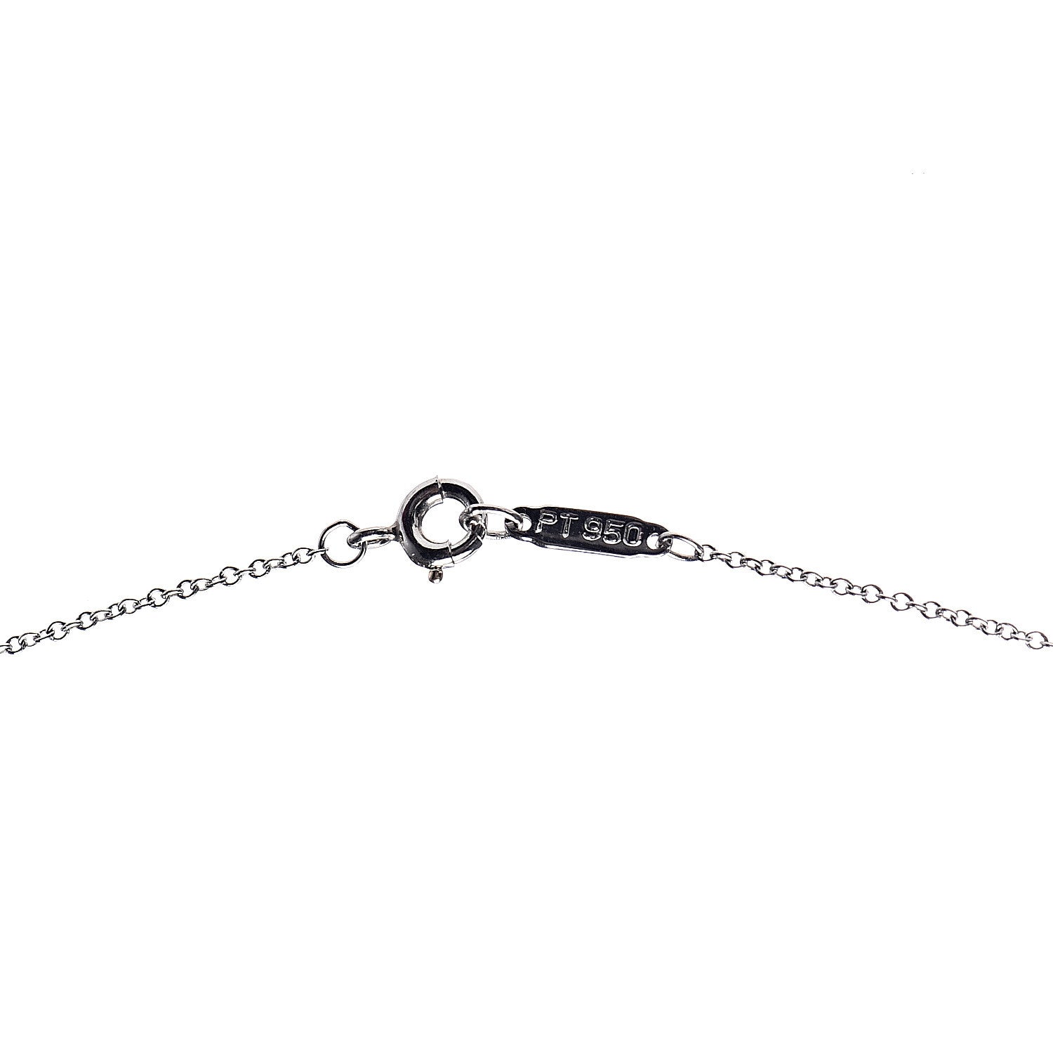 Tiffany Platinum Diamond .18ctw Flower Pendant Necklace 4 of 4