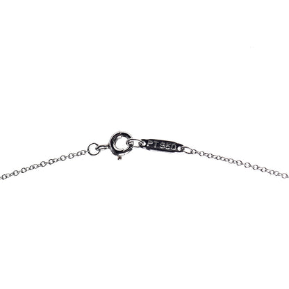 Tiffany Platinum Diamond .18ctw Flower Pendant Necklace 4 of 4