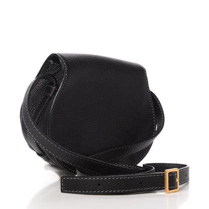 Chloe Calfskin Mini Marcie Round Crossbody Bag Black 3 of 10