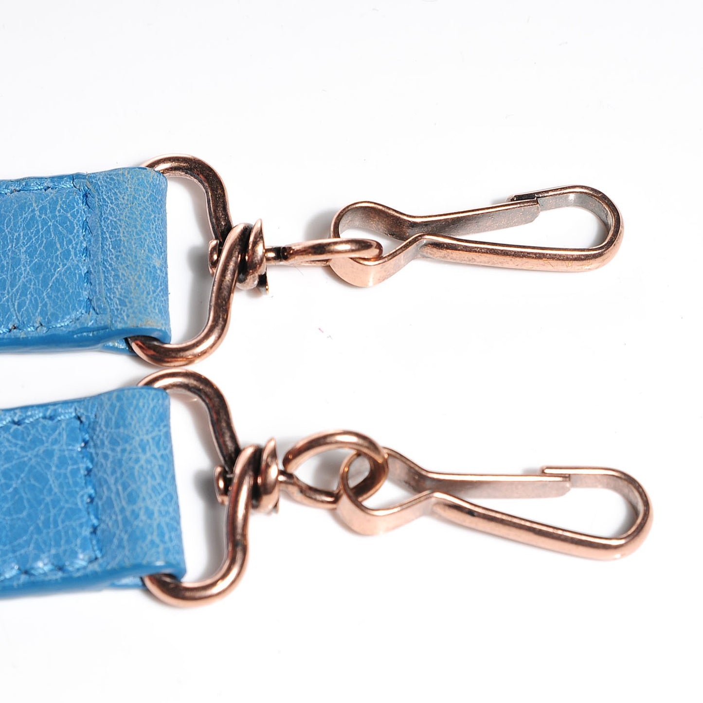 Agneau Giant 12 Rose Gold Hardware City Bleu Indigo
