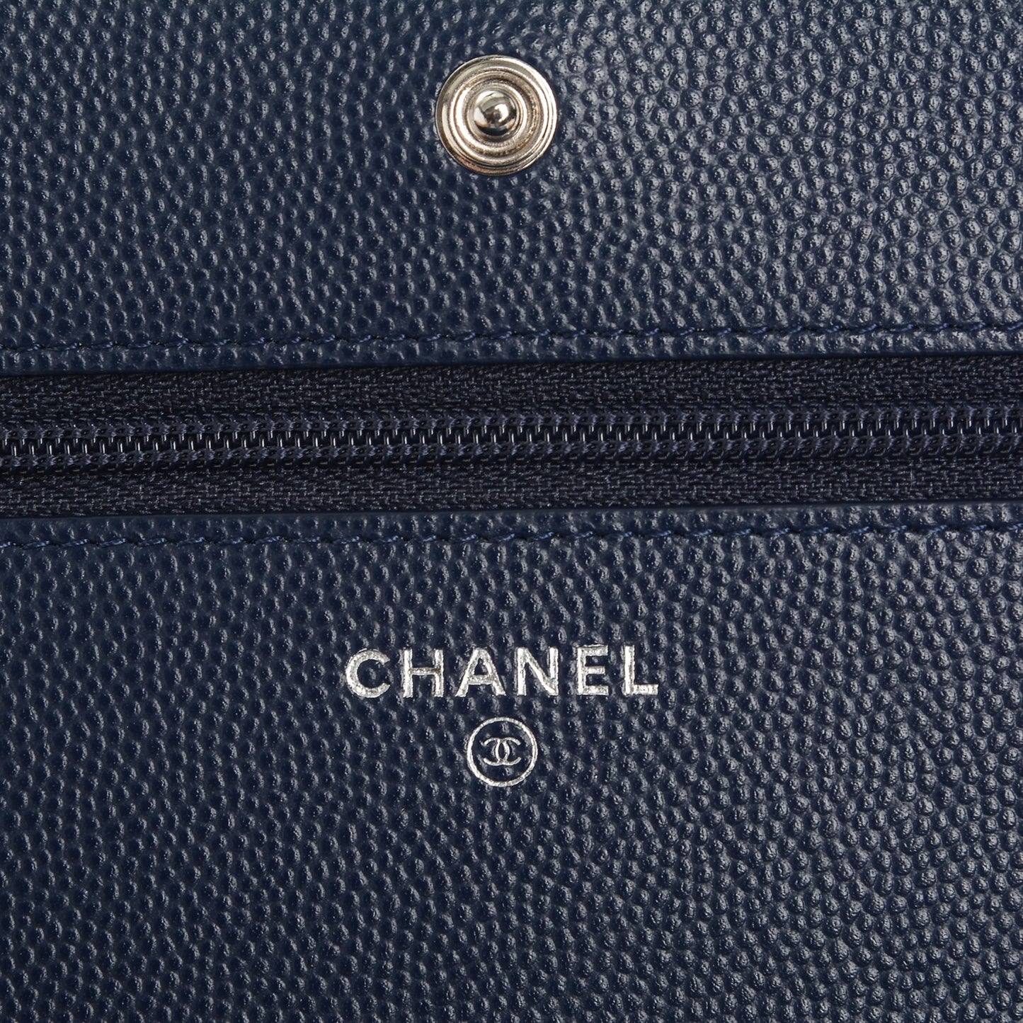Caviar Chevron Wallet On Chain WOC Navy
