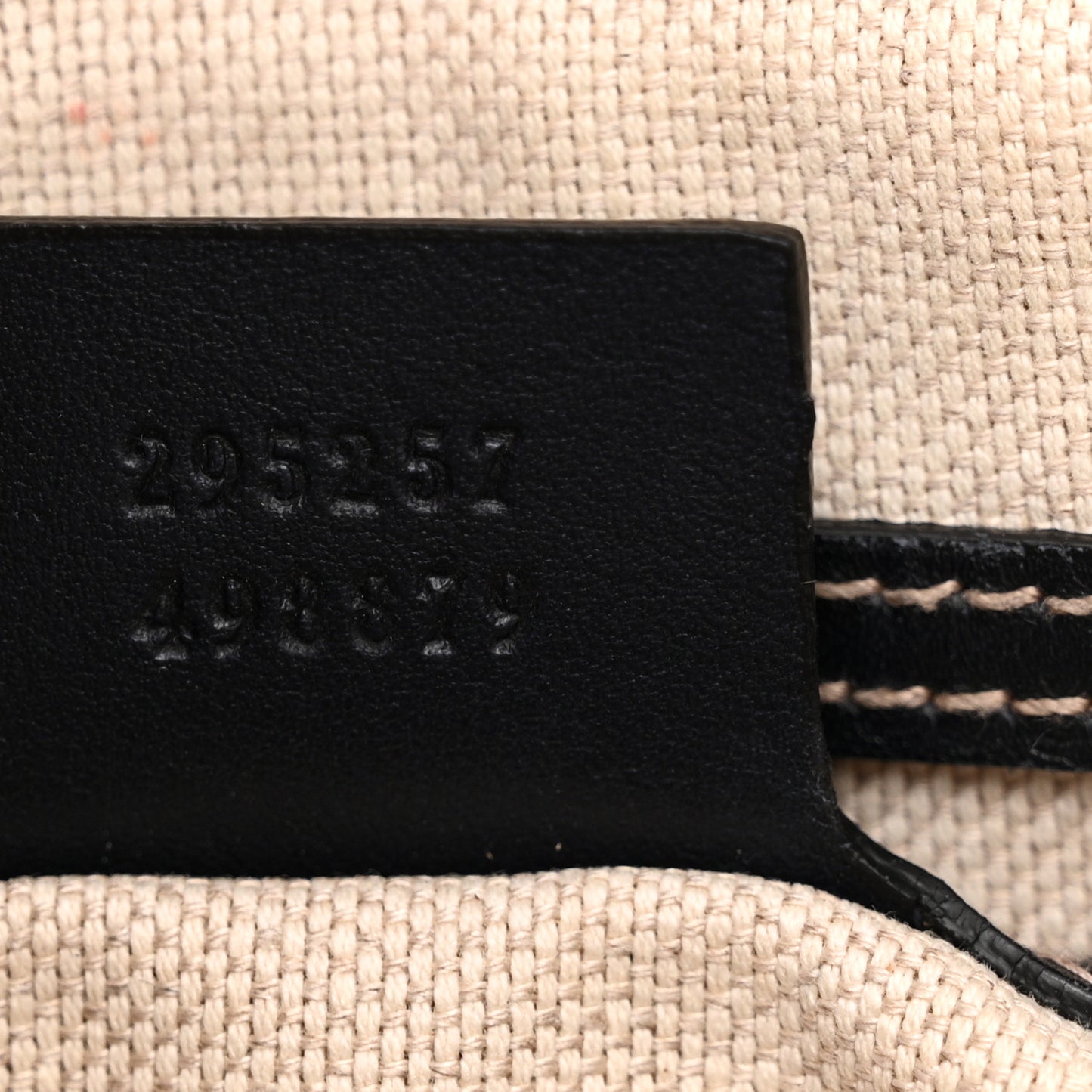 GG Supreme Monogram Flat Messenger Bag Black