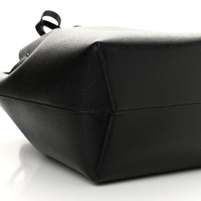 Mansur Gavriel Saffiano Bucket Bag Black Flamma 9 of 11