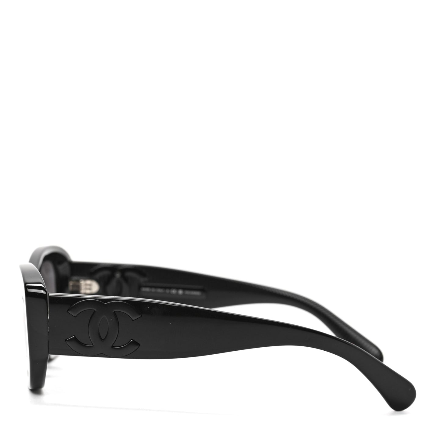 Acetate Rectangle Sunglasses 5493 Black