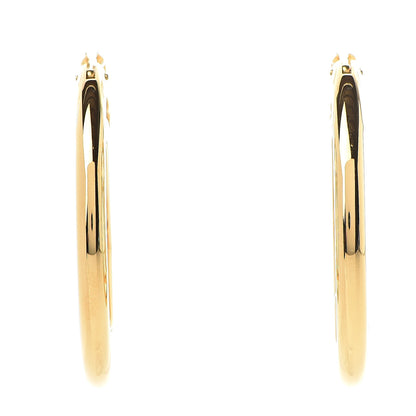 Louis Vuitton Metal Louise Hoop Earrings Gold 1 of 3