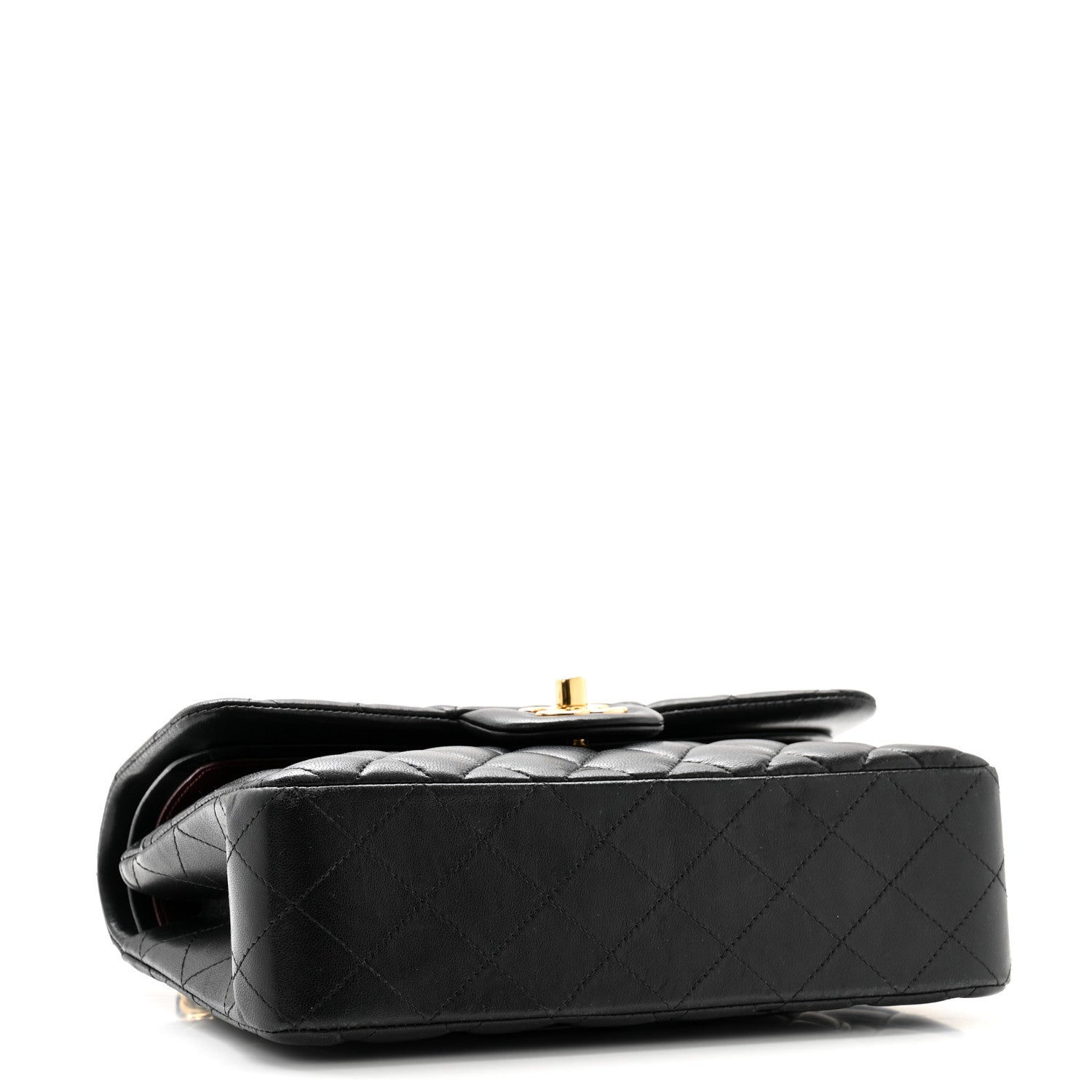 Chanel Lambskin Quilted Small Double Flap Black 4 of 12