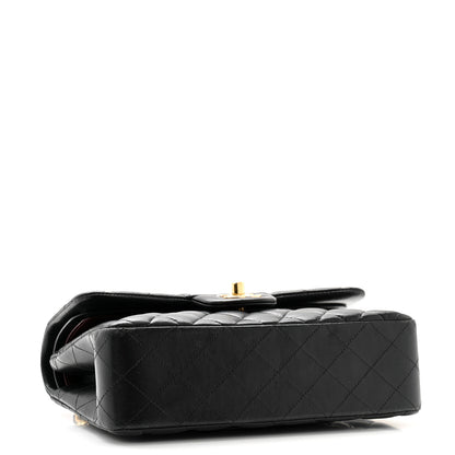 Chanel Lambskin Quilted Small Double Flap Black 4 of 12