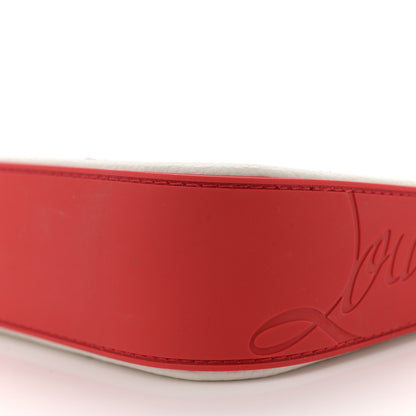 Christian Louboutin Calfskin Empire Loubinthesky Loubila Chain Clutch Bianco Loubi 8 of 8