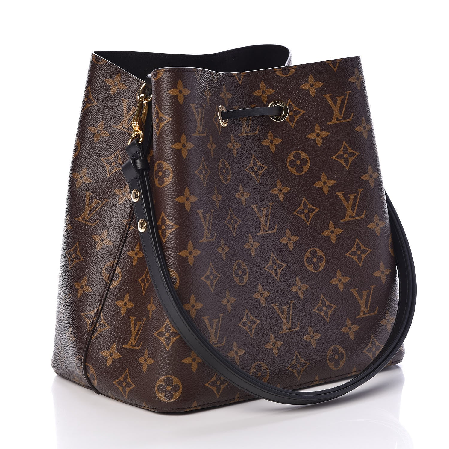 Louis Vuitton Monogram Neonoe MM Black 3 of 8